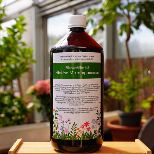 Effektive Mikroorganismen - natürlicher Pflanzenhilfsstoff